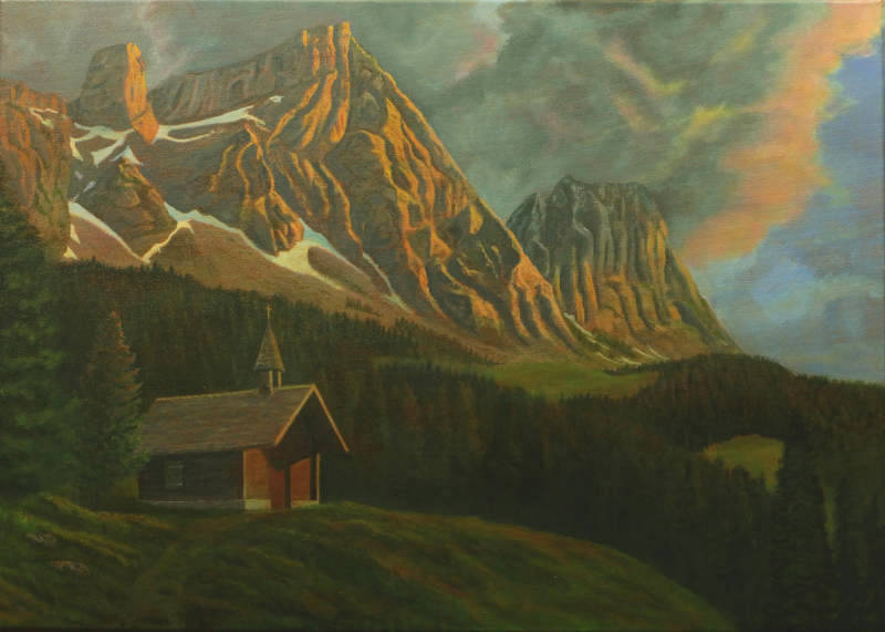 Au pied de la montagne