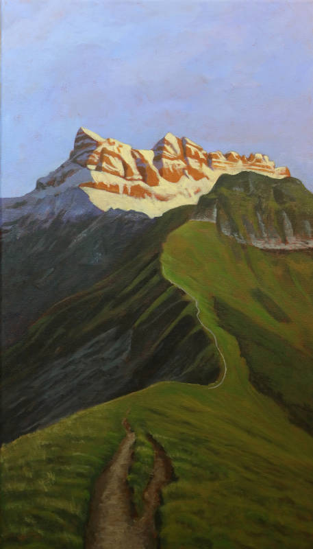 En partant du refuge de Valerette
