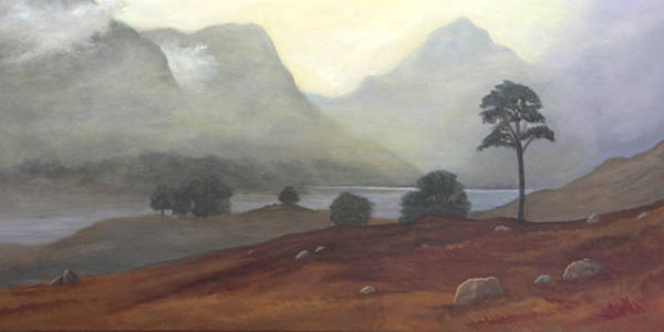 Glen Affric dans la brume
